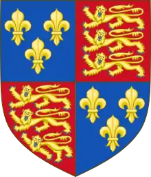 Arms of the Kingdom of England, 1558–1603.