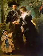 Rubens with Hélène Fourment and their Son Peter Paul, 1639, Metropolitan Museum of Art