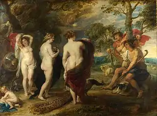 Peter Paul Rubens, Judgement of Paris, c. 1636, National Gallery, London