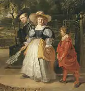 Helena Fourment with her first husband and child