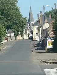 The main road through La Grand-Lucé