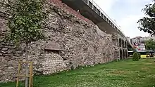 Surviving section of the Walls of Galata [tr]