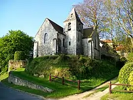 The church of Bray, in Rully