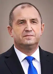 Portrait of president Rumen Radev