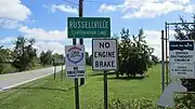 Russellville corporation limit sign