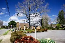 Historical marker along Malcolm Boulevard