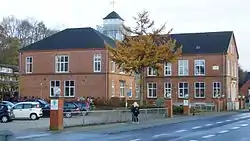 Ryomgård Realskole,  School from 1913