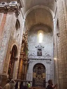 View of the transept