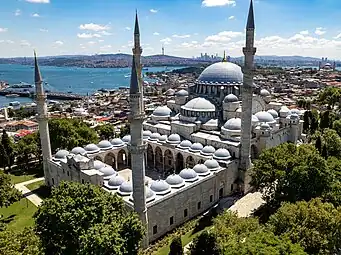 Süleymaniye Mosque, Istanbul, Turkey, by Mimar Sinan, 1550-1557