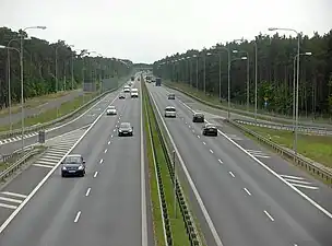 Expressway S5 near Bydgoszcz