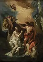 Giovanni Battista Tiepolo, Baptism of Christ, 18th century, Italy