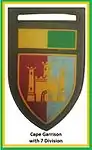 SADF 7 Division Cape Garrison Artillery Flash