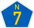 National route N7 shield