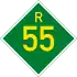 Provincial route R55 shield