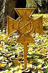 Historical United Daughters of the Confederacy Southern Cross of Honor marker