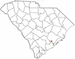 Location in South Carolina