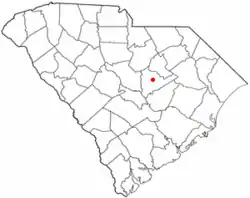 Location in South Carolina