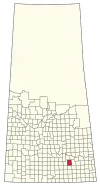 Location of the RM of Francis No. 127 in Saskatchewan