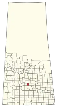 Location of the RM of Arm River No. 252 in Saskatchewan