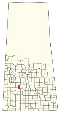 Location of the RM of Milden No. 286 in Saskatchewan