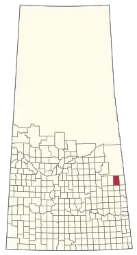 Location of the RM of Clayton No. 333 in Saskatchewan