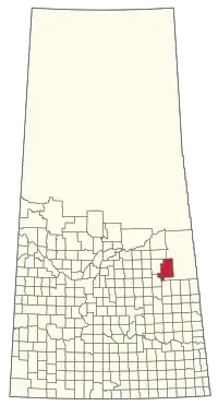 Location of the RM of Porcupine No. 395 in Saskatchewan