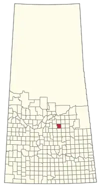 Location of the RM of Lake Lenore No. 399 in Saskatchewan