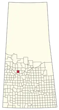 Location of the RM of Douglas No. 436 in Saskatchewan