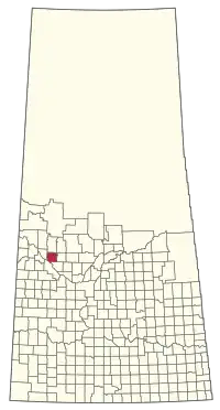 Location of the RM of Meota No. 468 in Saskatchewan