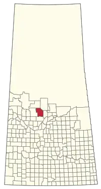 Location of the RM of Canwood No. 494 in Saskatchewan