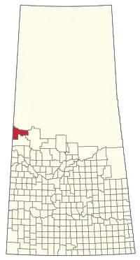 Location of the RM of Beaver River No. 622 in Saskatchewan