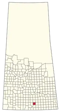 Location of the RM of Key West No. 70 in Saskatchewan