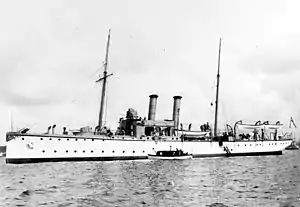 SMS Panther, the German ship sent to capture Crête-à-Pierrot.