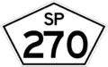 SP-270 state highway shield in the state of São Paulo