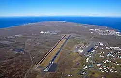 Aerial view of Keflavík International Airport