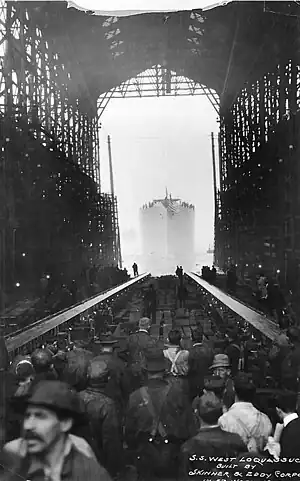 Launch of SS West Loquassuck