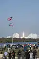 The Space Shuttle Discovery rockets into orbit for the final time, 24 February 2011.