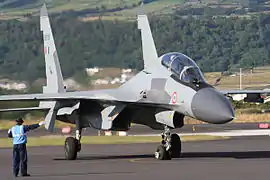 View of a Su-30 MKI canopy