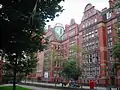 Sackville Park looking toward the Sackville Street Building, University of Manchester.