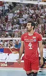 Saeid Marouf, is an Iranian volleyball player who plays as a setter for the Iranian national team which he captains.