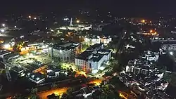 Night View of Saifai village, Etawah district, U.P.