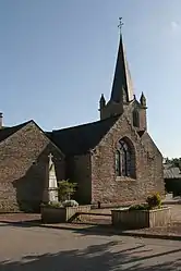 The church of Saint-Étienne, in Saint-Abraham