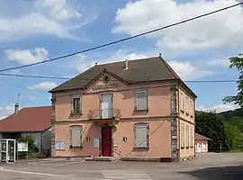 The town hall in Saint-Barthélemy