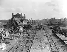 Saint-Lô Train Station ruins