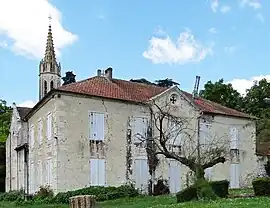 The church in Saint-Mézard