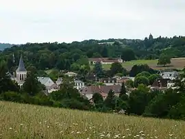 A general view of Saint-Pierre-de-Chignac