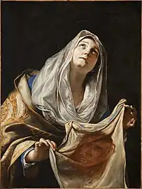 Saint Veronica with the Veil, 1655-1660, 100 x 74 cm, Los Angeles County Museum of Art