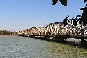 General view of Faidherbe Bridge