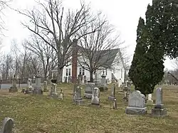 Salem United Methodist Church, located in a rural part of the township