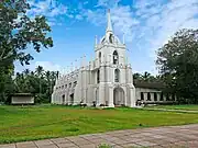 Saligao church view.